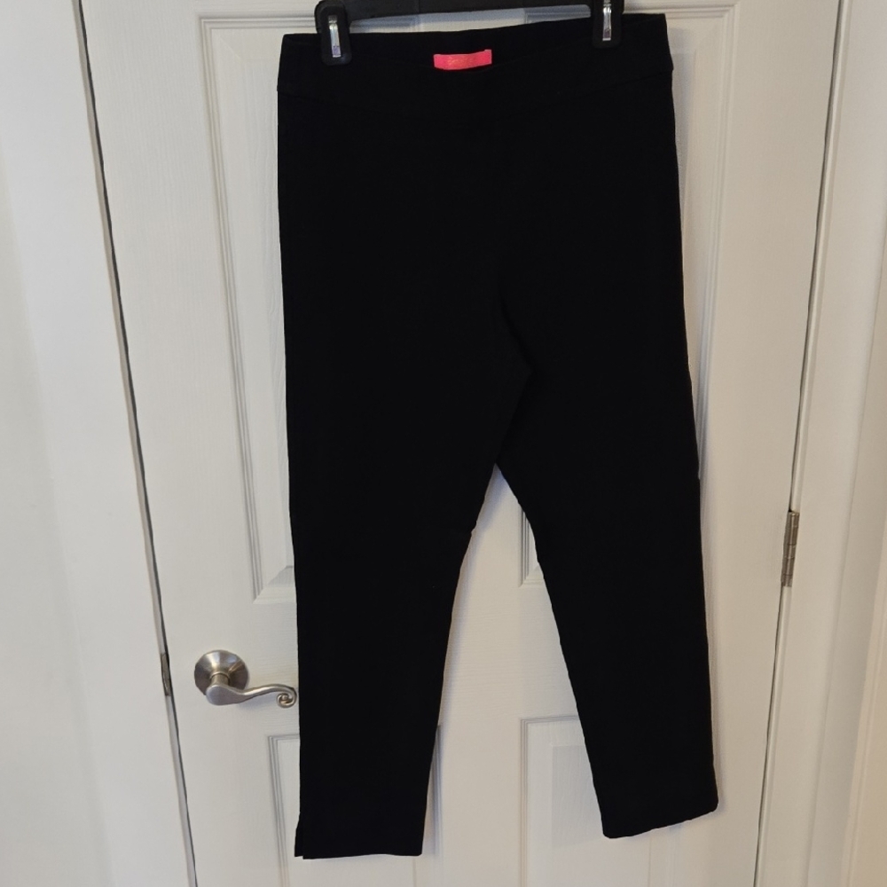 Lilly Pulitzer Black Capris Stretchy Slim Fit